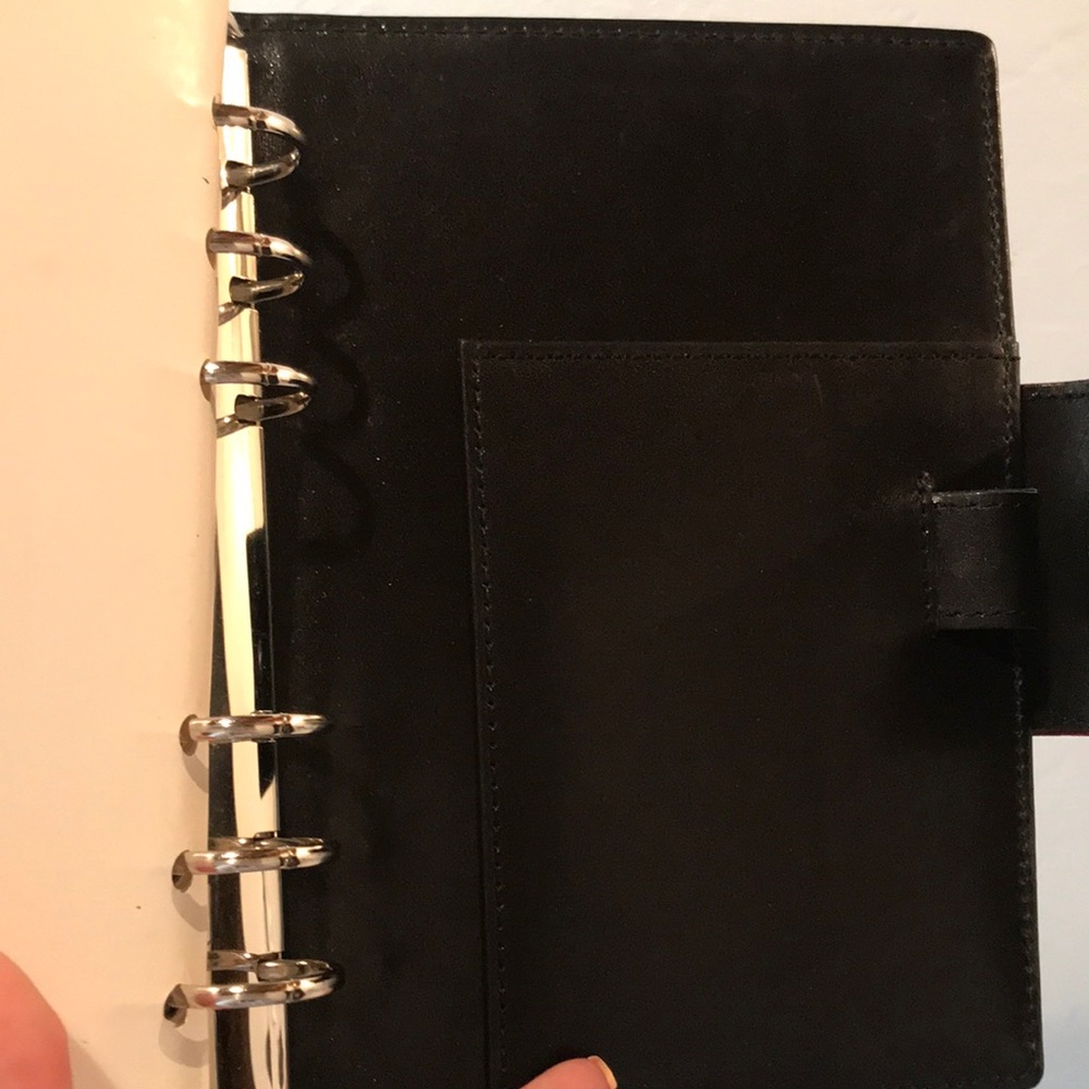 RARE Vintage Kate Spade Red Nylon Agenda Personal Planner Mini Binder - Picture 10 of 11